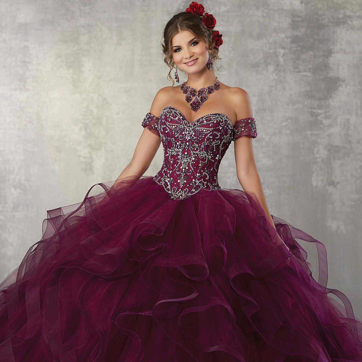 Quinceanera dress for that special day with friends and family.