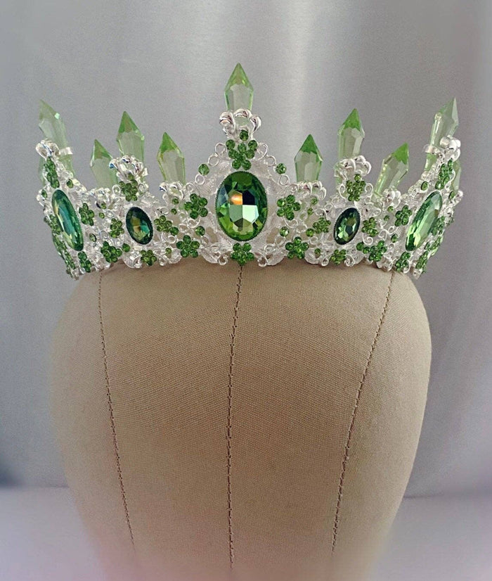 Light Green Crystal Crown, Light Green Crystal Tiara