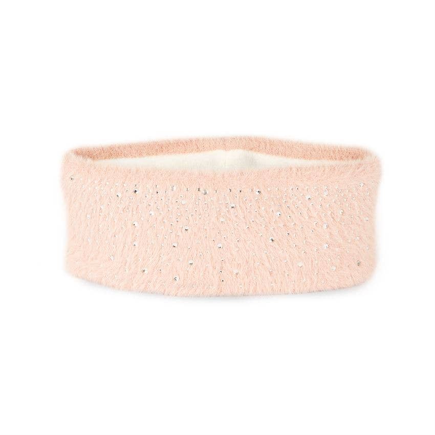 Sugarplum Fleece Lined headband Pink