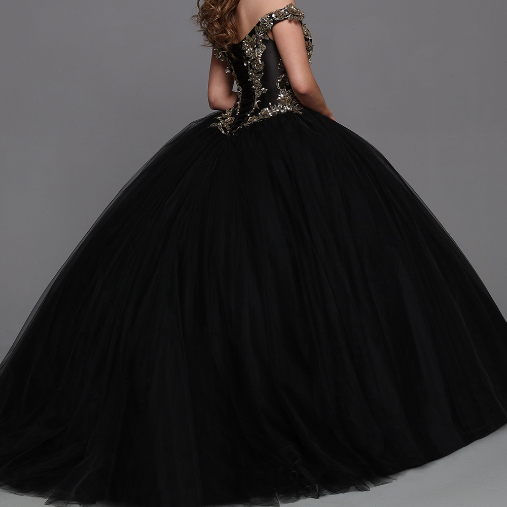 gold-black-tulle-quince-dress
