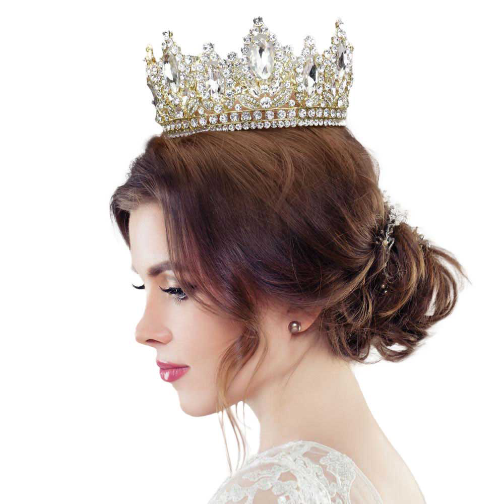 marquise-accented-pageant-stone-crown-tiara-gold